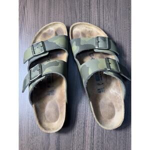 Birkenstock Arizona 41 Desert soil Camo Green Size 10 Women